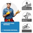 thumbnail image 2 of 2X Bisagras Pivotantes para Puertas Bisagras Resistentes para Puertas de Madera de Hasta 200 Libras, Bisagras Pivotantes para EstanteríAs con Puertas Ocultas, Puertas Secretas, 2 of 5