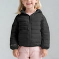 thumbnail image 2 of JUMEYU Winter Jacket for Girls Girls Winter Jacket Long Puffer Coat Water Resistant with Hooded Size 9-10 (Black,9-10 Years), 2 of 9