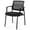 Black, variant on MCQ 2PCS Mesh Back Chairs Stacking Arm Reception Chairs Upholstered Fabric Stacking Chairs, Sturdy Metal Chairs, Gray