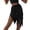 Black, variant on GPOECD Plus Size Skirts Latin Dance 2026 Spell Layer Tassel Asymmetrical Skirt for National Standard Practice Short Skirt Blue,XXL