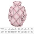 thumbnail image 2 of Pink Plaid Pattern Fabric Design_1 Men's Women New Sweatshirt Hoodie Men's Plus Size Sweatshirt Hooded Sweatshirt 3d Printed Street Men's Cloth, 2 of 6