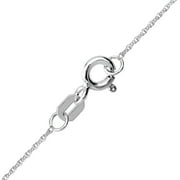 Brilliance Fine Womens Sterling Silver Unicorn Pendant Necklace with Multi-Color Crystals, 18 Inch Chain