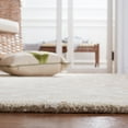 thumbnail image 4 of Safavieh Dip Dye Lairos Distressed Wool Area Rug, Beige/Ivory, 4' x 6', 4 of 11
