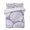 Lavender Purple, variant on Quilts King Size, Purple Scallop Coastal Soft Comforter Bedding Set for Bed, Summer Beach Nautical Lightweight Quilted Bedspread with Pillow Cover(2 Pieces) for All Season, 96x106 Inch