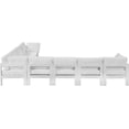 thumbnail image 4 of Meridian Furniture Nizuc White Outdoor Patio Modular Sectional, 4 of 9