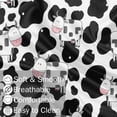 thumbnail image 5 of Body Pillow Cover 21x54 inches Animal Cows Print Satin Pillow Case Cover with Zipper Soft Breathable Long Pillowcase for Hair and Skin, 5 of 6