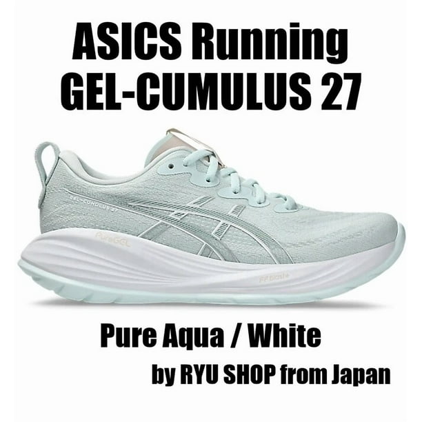 ASICS Women Running Shoes GEL-CUMULUS 27 1012B772.300 Pure Aqua / White
