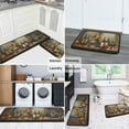 thumbnail image 4 of 3D Red Wine Decor Kitchen Rugs 2 Piece Set Washable Microfiber Runner Rug Grape Mat Decorations for Kitchen 17"x 47"+17" x 30", 4 of 6