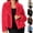 Beige, variant on Faux Fur Collared Short Jacket for Women - Cozy Plush Button Front Outerwear with Wide Lapels for Party Events and Casual Winter Outings