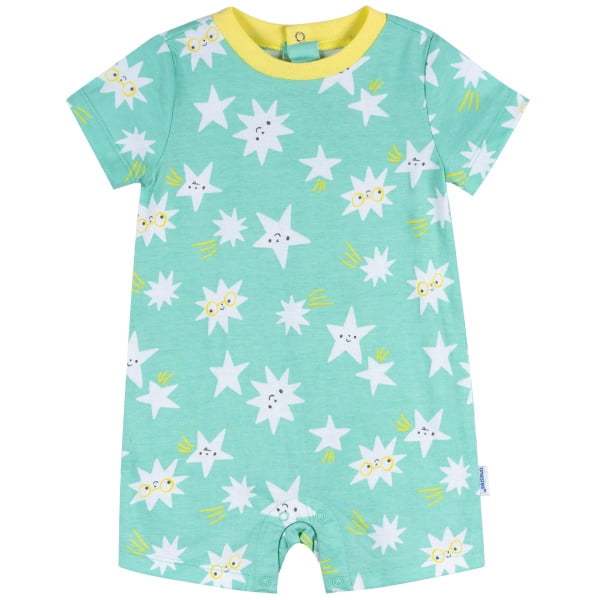 Onesies Brand Baby Boy Short Sleeve and Sleeveless Rompers, 3-Pack, Sizes 0/3 Months - 24 Months