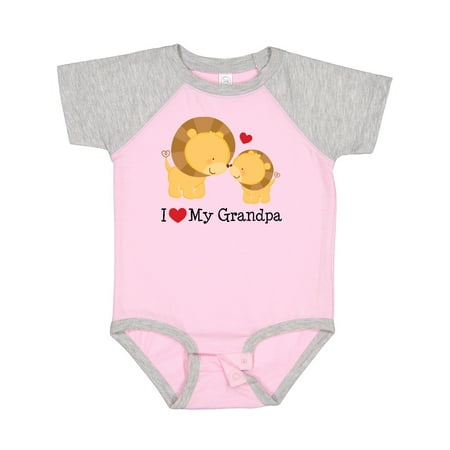 

Inktastic I Love My Grandpa Gift Baby Boy or Baby Girl Bodysuit