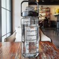 thumbnail image 4 of 2L Portable Large Capacity Water Bottles Fitness Water Jug With Time Marker, 4 of 5