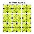 thumbnail image 6 of BTOER 100pcs Total Station Reflector 60/50/40/30/20mm Prismatic Aim Target Sticker Survey Fluorescent Reflector Sheet Monitoring Tools, 6 of 8