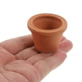 thumbnail image 5 of Hemoton 3pcs Decorative Mini Flower Pot Small Ceramic Pot Indoor Mini Ceramic Pots Succulent Pot Tiny Flower Pot Small Nursery Planter Office Decor, 5 of 8