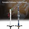 thumbnail image 1 of Foldable Tripod Stand for Wind Instruments with Secure and Stable Legs, Lightweight and Compact Flute Stand Easy Installation Clarinet Holder, 1 of 7