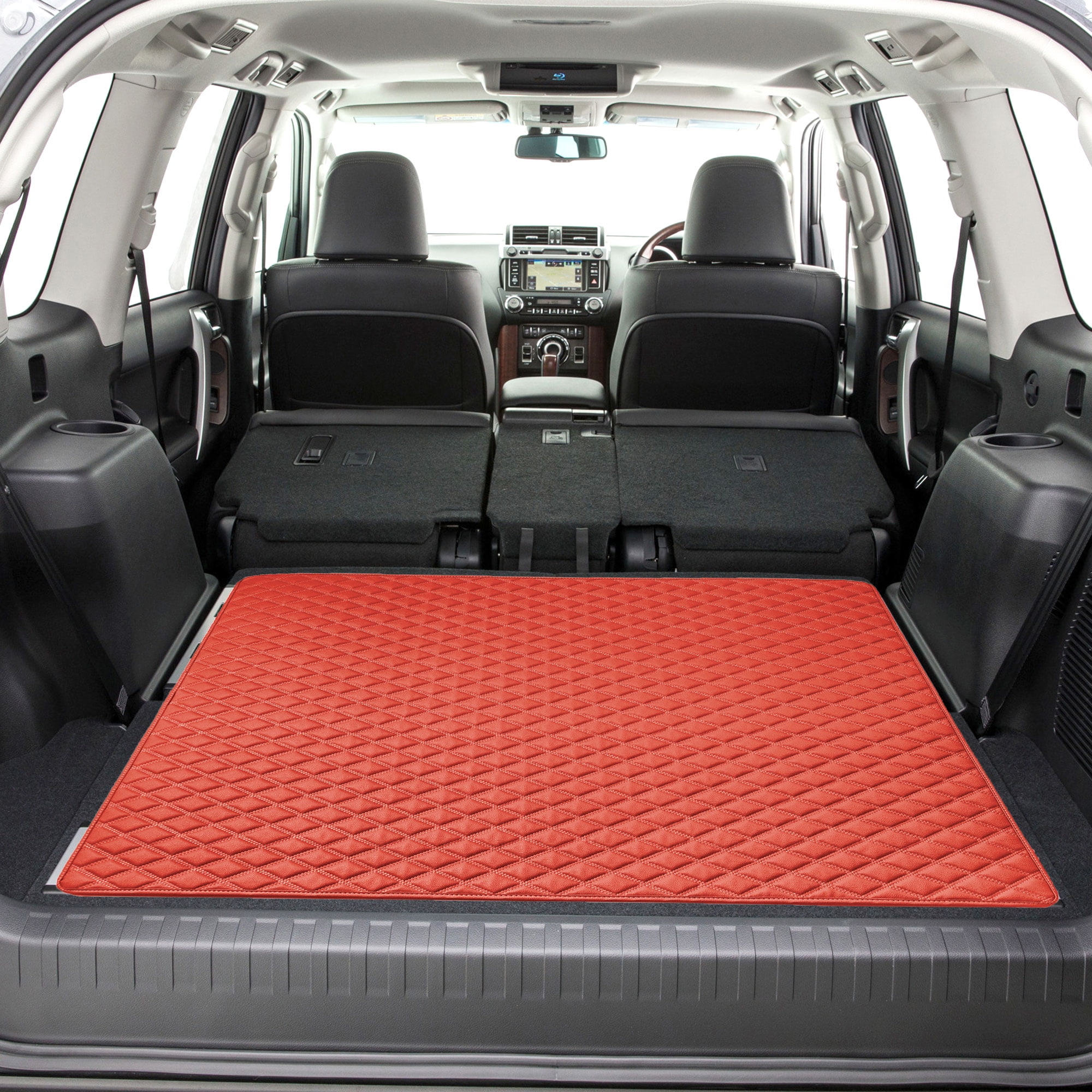 FH Group, Faux Leather Cargo Liner 46" For Car Truck SUV Heavy Duty