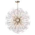thumbnail image 6 of Regina Andrew 16-1188Clr Poppy 12 Light 33" Wide Globe Chandelier - Brass, 6 of 6