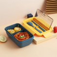 thumbnail image 3 of Bento Boxes 1100 ML Bento Lunch Box For Kids Childrens With Spoon & Fork - Durable Perfect Size for On-the-Go Meal, 3 of 9