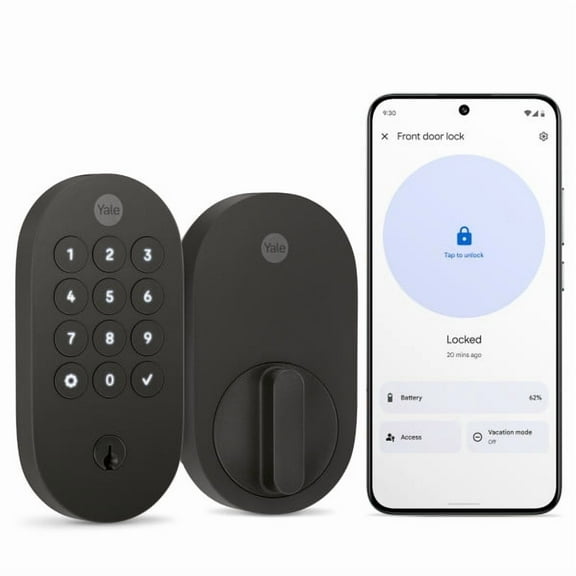 Yale Smart Lock with Matter Technology - Matte Black