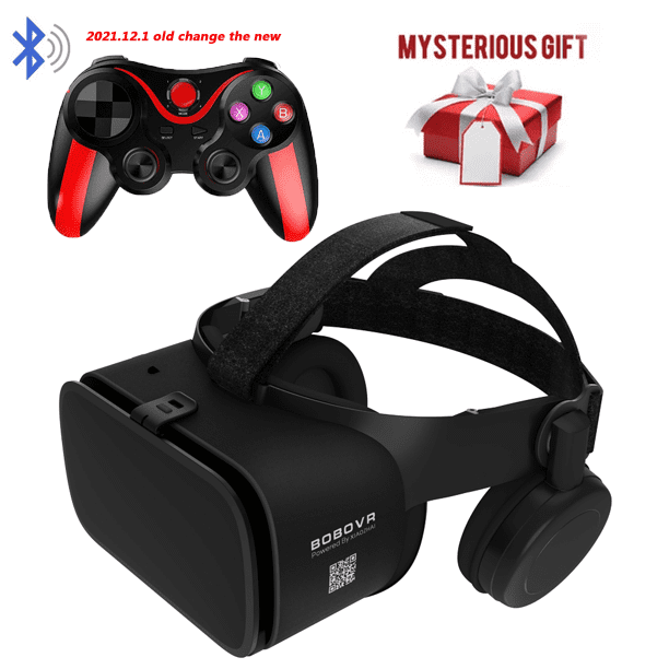 springe Utallige retfærdig Virtual Reality 3D VR Headset Smart Glasses, with Wireless Remote Control,  VR Glasses for IMAX Movies & Play Games , Compatible for Android iOS  System, Soft|Ultra-Light|Comfortable, with Mystery Gift - Walmart.com