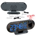 thumbnail image 3 of YAOMOBB Desktop Digital Clock Electronic Projection Clock Large Screen Snooze Function FM Radio Temperature Humidity Display, 3 of 7