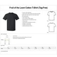 thumbnail image 6 of Fruit of the Loom Men's White Crew Neck T-Shirts, 3 Pack, 6 of 6