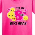 thumbnail image 4 of Inktastic Its My 8th Birthday with Smiling Emoticons Youth T-Shirt, 4 of 5