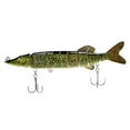 thumbnail image 1 of 20cm 66g Verosimil Multi-articulado 8 segmentos Muskallonga americano Senuelo de pesca cebo nadar Cebo manivela duro Anzuelo Aparejo Verde ejercito, 1 of 5