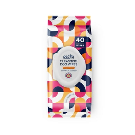 UPC: 0855527008042 | Pet Life Unlimited Cleansing Dog Wipes Bergamot Apple 40ct