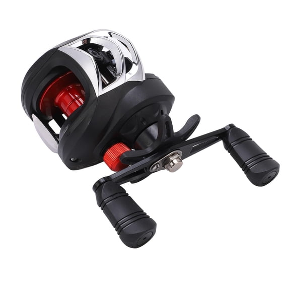 Yajisi Right-Handed Baitcasting Reel, 7.2:1 Gear Ratio Low Profile Fishing Reel with Magnetic Brake, 5.5x4.7x0.4in