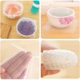 thumbnail image 4 of 4pcs Seal Vacuum Food Magic Wrap Multifunctional Food Fresh Keeping Plastic Wrap Silicone Transparent Re-Usable Food Wraps, 4 of 10