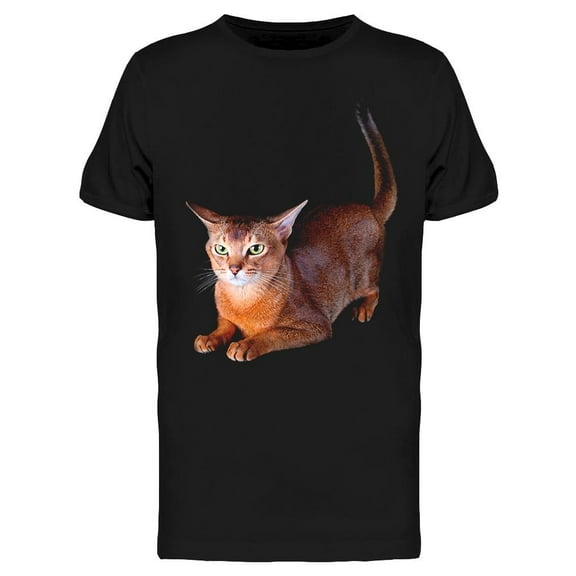 Pretty Abyssinian Kitty T-Shirt Men -Image by Shutterstock, Male Small