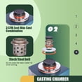 thumbnail image 5 of Tooltos 2L Lost Wax Method Jewelry Vacuum Investing Casting Machine, 5 of 7
