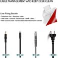 thumbnail image 5 of 5/10/20/50PCS Cable Organizer Clip Wire Winder Holder Earphone Mouse Cord Clip Protector USB Cable Management Clips Wire Manager 10PCS-White, 5 of 5