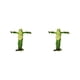 thumbnail image 1 of Decoración Ounissouiy escultura única verde figurita de Rana estilo nórdico hecha a mano, 1 of 6