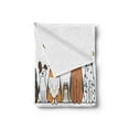 thumbnail image 2 of Dog Soft Flannel Fleece Blanket, Multicultural Dog Family in a Row from Back and Front Views Companionship Comic Art, Cozy Plush for Indoor and Outdoor Use, 60" x 80", Yellow Brown, by Ambesonne, 2 of 5