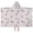 Pioneer Flower Floral Print Pattern-3, variant on Pioneer Flower Floral Print Pattern Hooded Bath Towel Wrap for Teens Ages 3 To 12, Soft Lightweight Quick Dry Microfiber Bath Beach Pool, 50"x30"