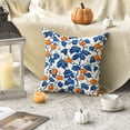 thumbnail image 2 of Sm:)e Set of 4 Fall Pillow Covers 18x18 Inch - Autumn Decorative Throw Pillowcases with Pumpkins Chinoiserie Grandmillennial, 2 of 7