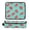 Watermelon Popsicle Pattern, variant on Hair Tool Organizer Bag with Heat Resistant Mat Removable Travel Storage Case for Hot Air Brushes Curling Irons Watermelon Popsicle Pattern