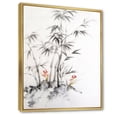 thumbnail image 3 of Designart 'Vintage Black and White Bamboo III' Traditional Framed Canvas Wall Art Print, 3 of 5