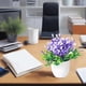 thumbnail image 5 of Ramo de Flores de Simulación para Mesa de Sala de Estar, Arreglo Floral, Decoración de Flores, Jarrón En Maceta, 5 of 6