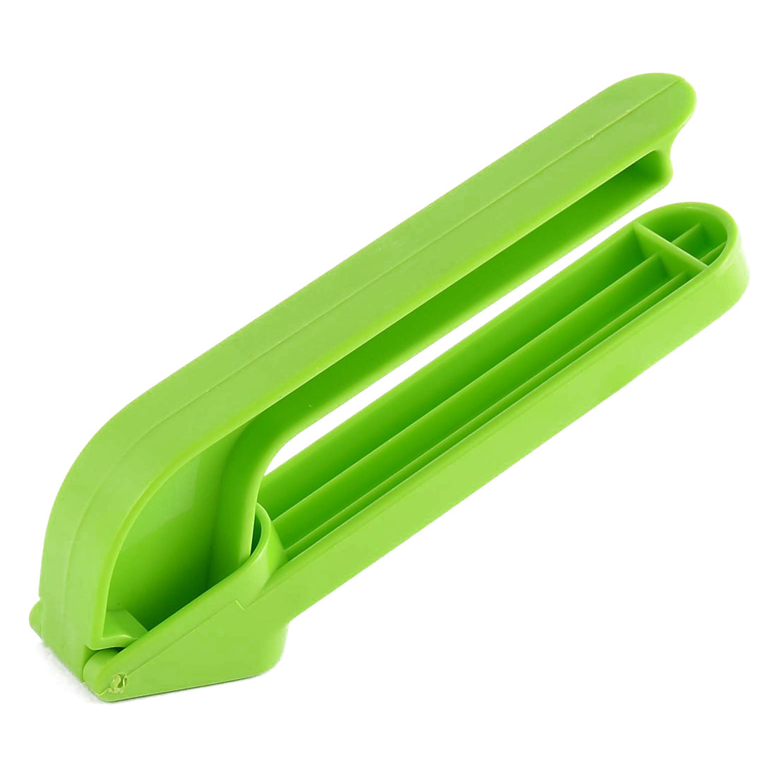 Home Kitchen Helper Cooking Plastic Crusher Masher Garlic Press Tool Green