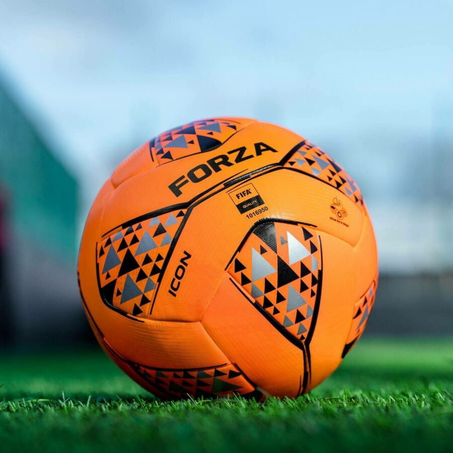FORZA Icon Soccer Ball – FIFA Quality Certified Match Ball, Sizes 3, 4, 5 – Premium Hybrid Construction with 3D Textured Surface for Enhanced Performance