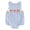 Blue, variant on Duqingm Baby 4th of July Romper Striped Embroidered Sleeveless Bodysuit Casual Infant Overalls for Boys Girls Red,12-18 Months
