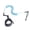 Blue, variant on Surf Leash Ankle Strap with Coiled TPU Cord, Board Attachment Rope for Paddle Board and Surfing Water Outings Use