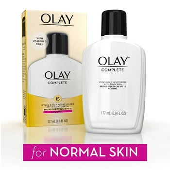 Olay Complete Lotion Moisturizer with SPF 15 Normal, 6.0 fl oz
