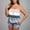 Hot Pink, variant on Women's Plus Size Striped Tube Top with Smocked Bubble Hem, Loose Fit Strapless Bandeau Cami for Summer Casual Beach Vacation Everyday Wear