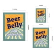 thumbnail image 7 of Designs ByLITA Beer Belly Under Construction, 11 x 14 White Framed Wall Art Print | Funny Home Decor, 7 of 7