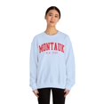 thumbnail image 4 of Montauk New York Sweatshirt Gifts Crew Neck Shirt Long Sleeve Unisex, 4 of 7