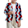 thumbnail image 1 of Girls' Independence Day Printed Suit Jacket Trooper Tech Jackets, 1 of 4